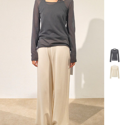 【现货】SWAYING 26SS 春夏新款挂脖两件套上衣 DOUBLEBOO