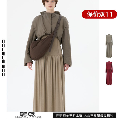 【现货】AMOMENTO 25AW 高领针织连衣裙 DOUBLEBOO