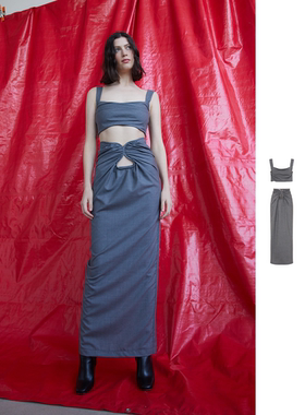 【现货5折】Paris Georgia 24SS 背心抹胸上衣+半裙 DOUBLEBOO