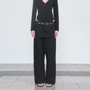 26SS CERRIC 春夏新款 裙式 DOUBLEBOO 层次感卫裤 现货