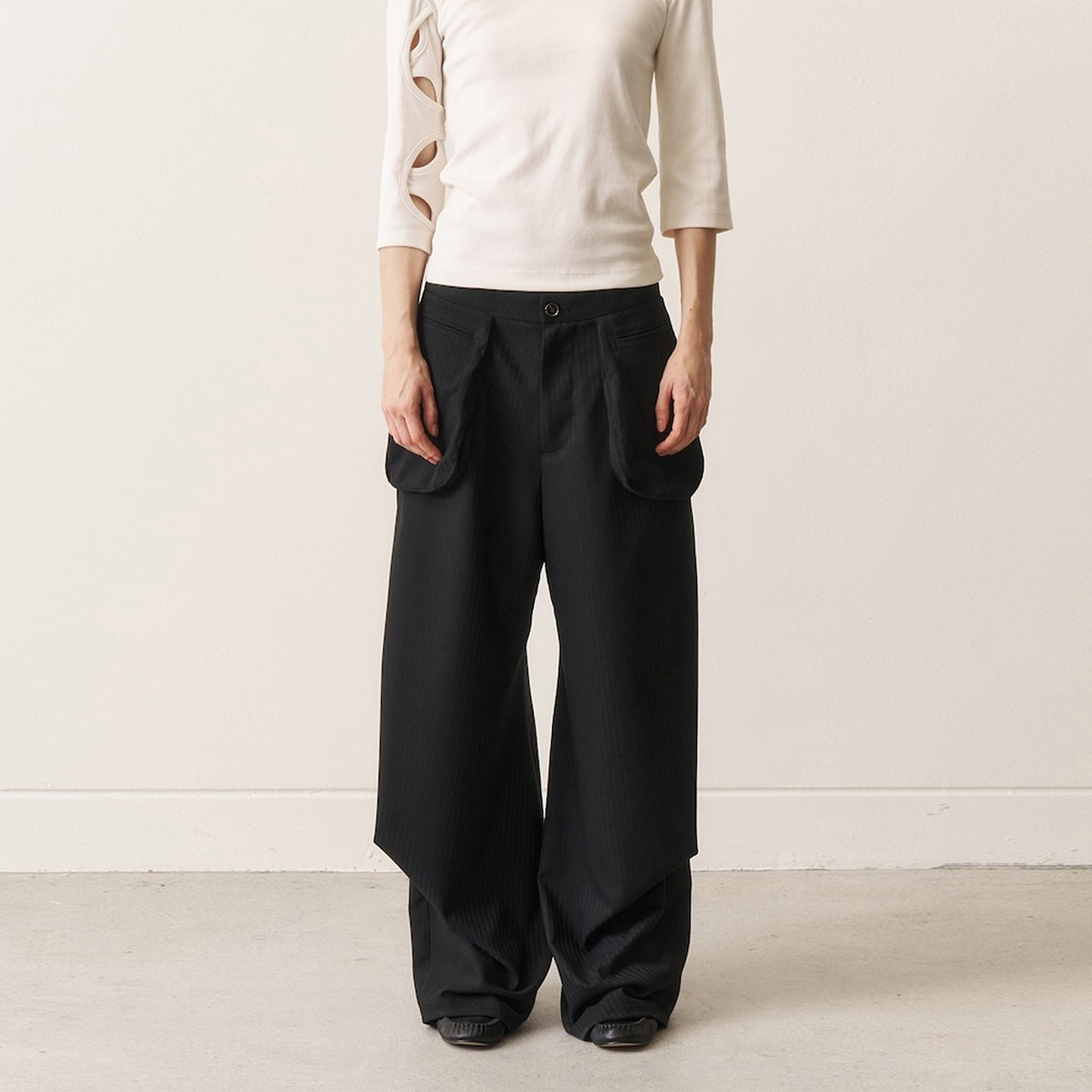 【现货】ODLYWORKSHOP 25AW 直筒休闲长裤 DOUBLEBOO