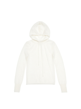 AMOMENTO 24PF 早秋新品薄款透视连帽针织衫女 DOUBLE BOO 买手店