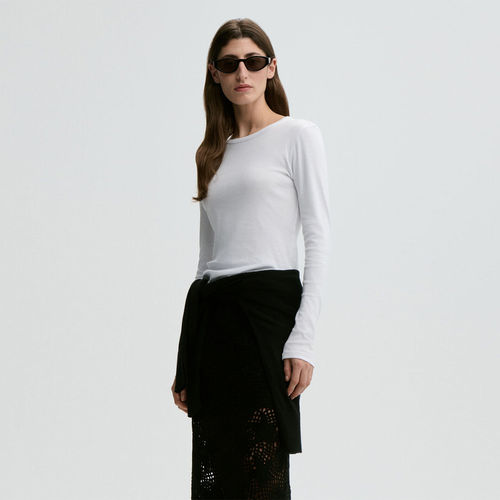 【现货】By Malene Birger 26SS 春夏新款纯色T恤 DOUBLEBOO