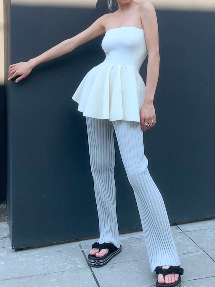 【现货4折】SWAYING 22AW 条纹弹力直筒裤柔软休闲长裤 DOUBLEBOO