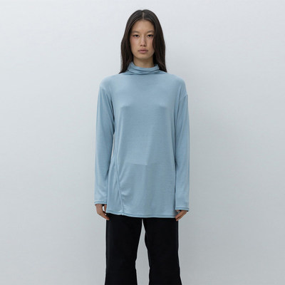 【现货】LOW CLASSIC 26FW 新款高领平纹针织上衣 DOUBLEBOO