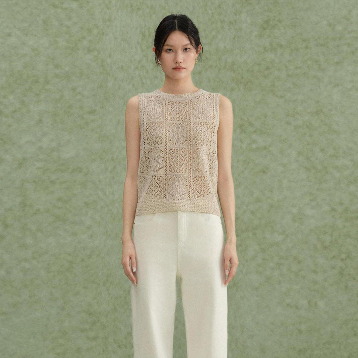 【现货】La Maison Crochet 26SS 春夏新款钩针马甲 DOUBLEBOO