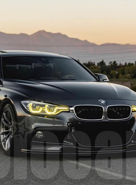 宝马3系F30 F35 改装oiomotors柠檬黄CSL款天使眼光圈模块 黄金眼