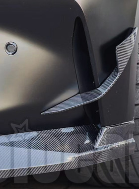 适用宝马G80 M3 G82 M4 改装oiomotors V2款干式碳纤维前杠风刀