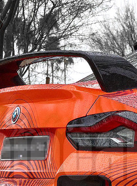 oiomotors宝马G87 M2 2系G42 M240i MP款干碳碳纤维立式竞技尾翼