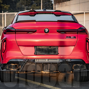 干碳纤维材质后唇 SQ款 后下巴 X6M专用改装 适用于宝马F96