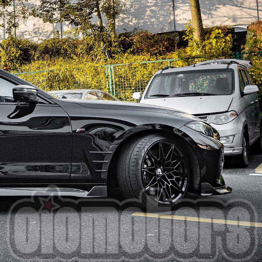 适用于宝马 G22 G23 4系 改装SQ款 前后叶子板干碳纤维扰流扩散器