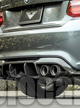 适用于宝马M2 F87专用 美国Vorsteiner正品碳纤维后下巴 后唇