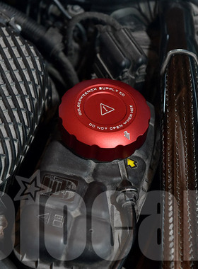 宝马F8x M2 M2c M3 M4 美国GW Blackline铝合金油高温水箱盖 红色