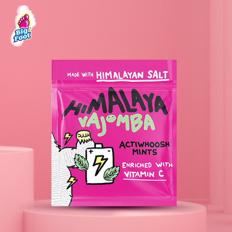 【新品】大马碧富给力vc薄荷糖进口himalaya糖水果维C糖果袋装15g
