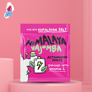 【新品】大马碧富给力vc薄荷糖进口himalaya糖水果维C糖果袋装15g