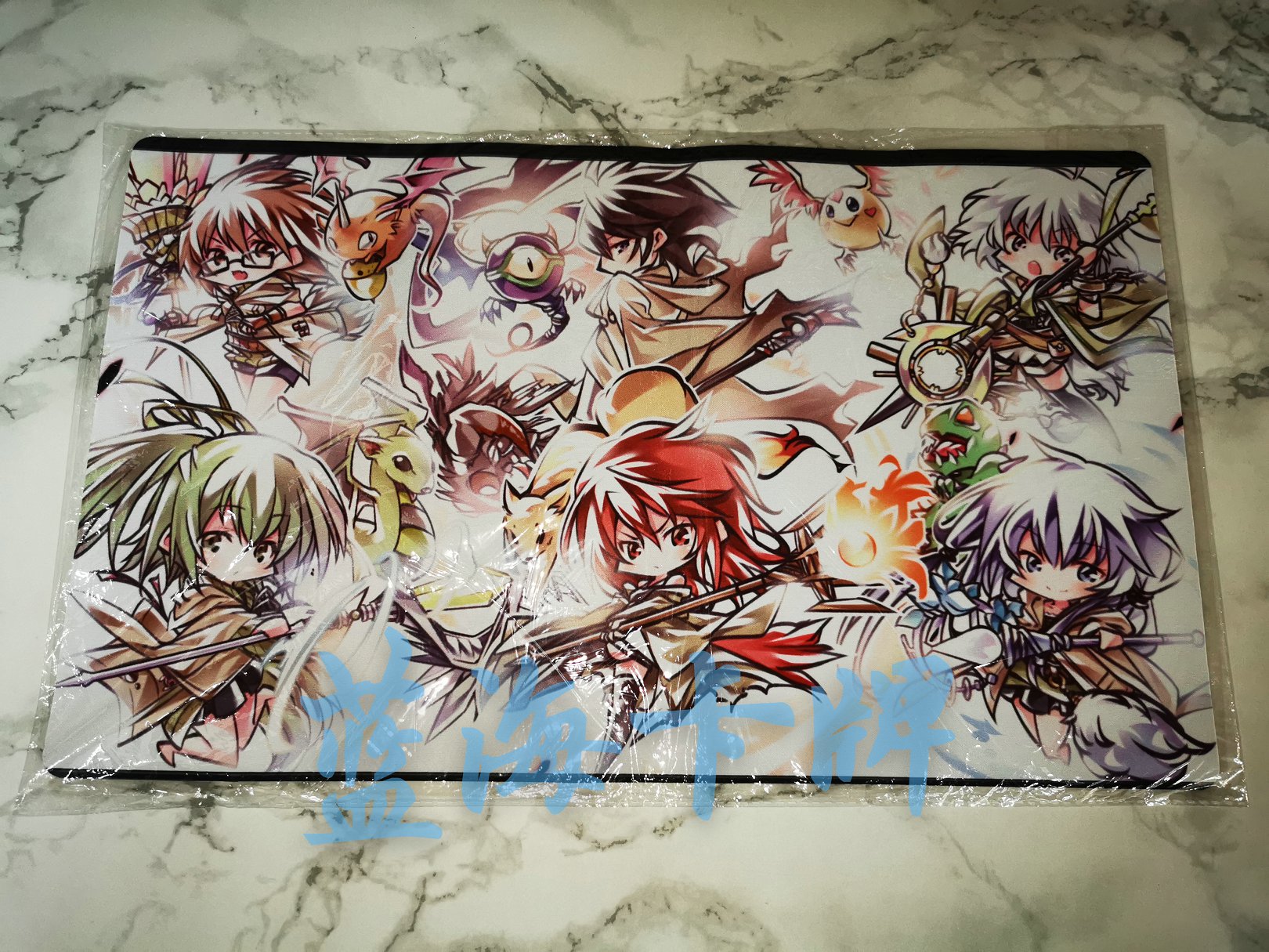 【蓝海卡牌】游戏王光暗风水火地六灵使COMIC1会场限定卡垫