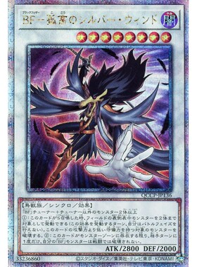 蓝海游戏王SR/SER/金碎QCSER QCCP BF 黑羽-孤高之银风鸦 黑羽龙