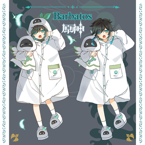 原神二次元cos法兰绒家居服