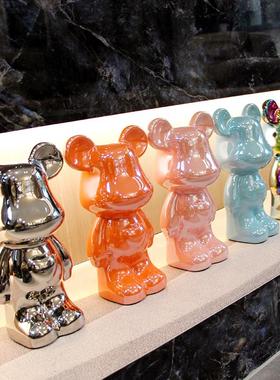 景德镇陶瓷暴力熊摆件客