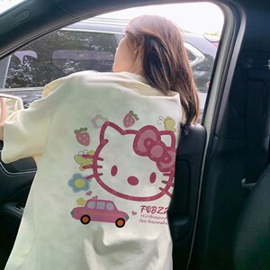 M367-P25 短袖T恤宽松百搭美式潮牌男女同款休闲上衣图片