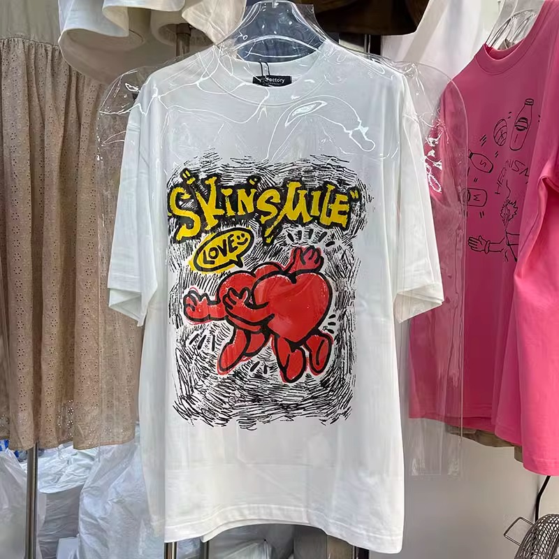 T0965-P25S-XXXL夏装短袖T恤女情侣款宽松百搭上衣，女装T恤，星座617A-2