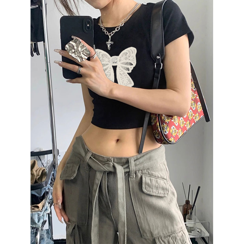 T0013-P35短款修身短袖T恤女夏,女装T恤,星座617A-2