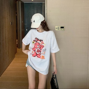 T0130-P25 新款上衣春夏季宽松休闲韩版ins大码女装图片