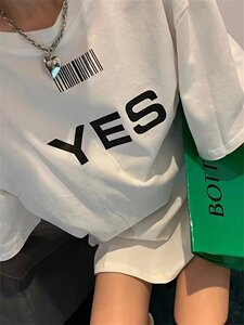 T0926-P25 新款大码简单款男女款短袖T 简约字母纯棉印花T图片