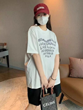 T0329-P25印花圆领短袖T恤春夏季新款港味宽松显瘦休闲百搭上衣，女装T恤，星座617A-2
