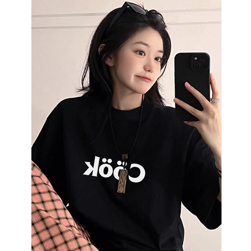 T00923-P35 正肩短袖T恤女套头短款修身高腰露脐辣妹上衣图片