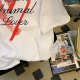 T0296-P2524春夏爱心纯棉短袖夏装短袖T恤男女宽松款，女装T恤，星座617A-2