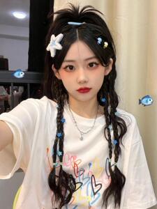T0312-P25 2025新款重磅纯棉夏装 趣味卡通印花短袖T图片