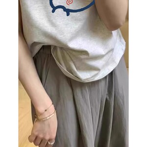 T053-P25  抖音纯棉印花T  春夏新款纯棉短袖T恤潮图片