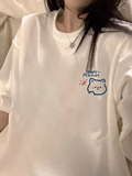 T0998-P25100％纯棉S-XXXL码趣味卡通印花短袖T恤女夏装上衣，女装T恤，星座617A-2