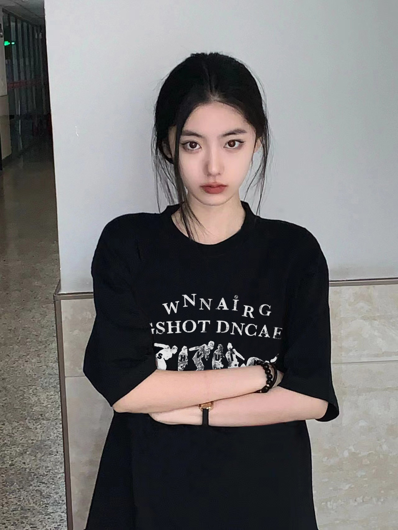 M376-P25高品质美式复古重磅纯棉短袖T恤情侣款宽松版到5XL,女装T恤,星座617A-2