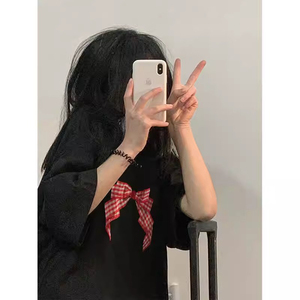 T015-P25 抖音 春夏新款纯棉短袖T恤女图片