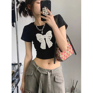 T0013-P35 短款修身短袖T恤女夏图片