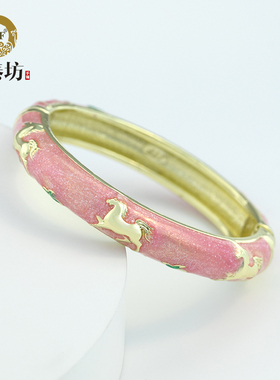 景泰蓝珐琅彩手镯女细儿童款