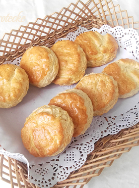 Brotecke手工司康饼干零食微甜早餐面包英式下午茶scone14g*8个