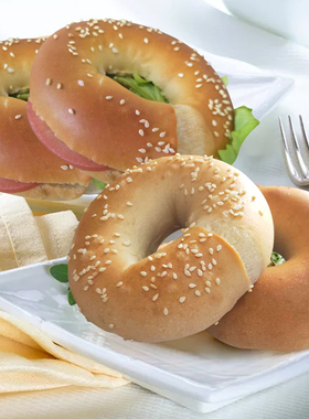 休闲食品贝果面包（黄油版不干不硬 )轻食早餐Bagel