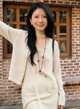 冬季新款小马项链经典百搭气质款吊坠个性小众设计款毛衣项链女