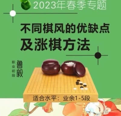 同恒围棋视频课不同棋风的优缺点及涨棋方法职业棋手鲁毅讲解
