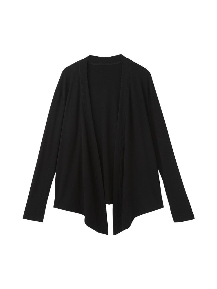 Irregular Mid-Length Coat for Women, New Autumn Collection, Cool and Lazy Style, Design-Focused Long-Sleeve Outerwear