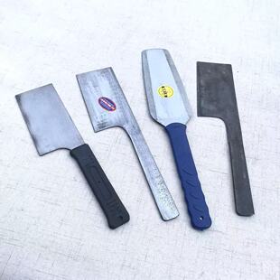 铁匠砖刀手工锻打砖刀双面圆头泥刀铁匠砖刀泥工工具叶老三砖刀