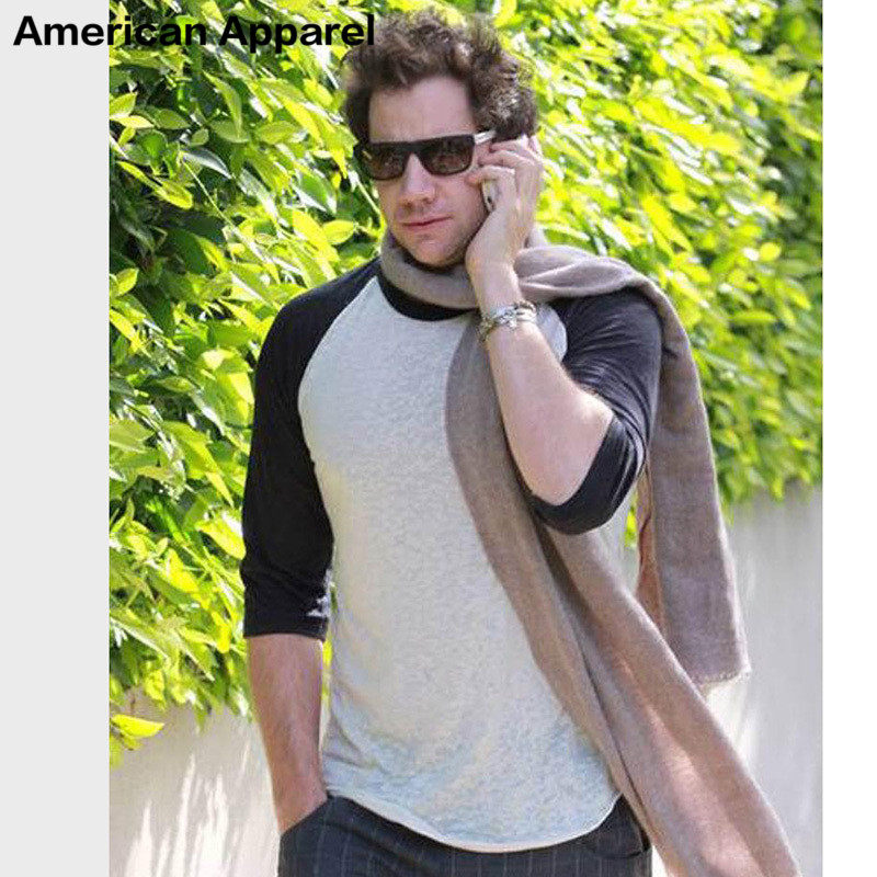 运动休闲薄款棉男女休闲半袖拼接