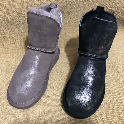 雪地靴休闲风皮毛一体保暖棉鞋