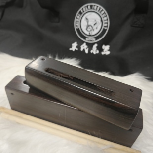 黑檀木梆子乐器非洲黑木高音低音檀木戏剧方梆子木鱼角鱼国内包邮