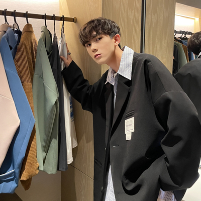 雅痞港风宽松INS外套西服