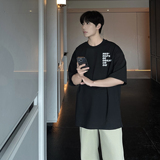 TX38-特P30控482025夏季新款韩版宽松圆领短袖t恤印花T恤潮流，男装T恤，电商A152