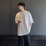 TX35-特P25控382025夏季新款韩版宽松圆领短袖t恤印花T恤潮流，男装T恤，电商A152